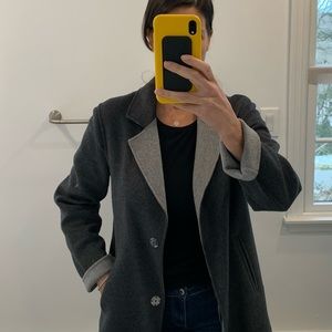 Jones New York double faced wool coat